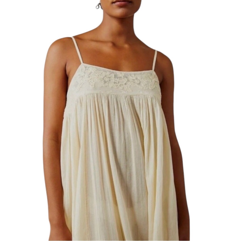 Free People Confidently Lost Maxi Swim Cover Up Cream - Picture 5 of 16